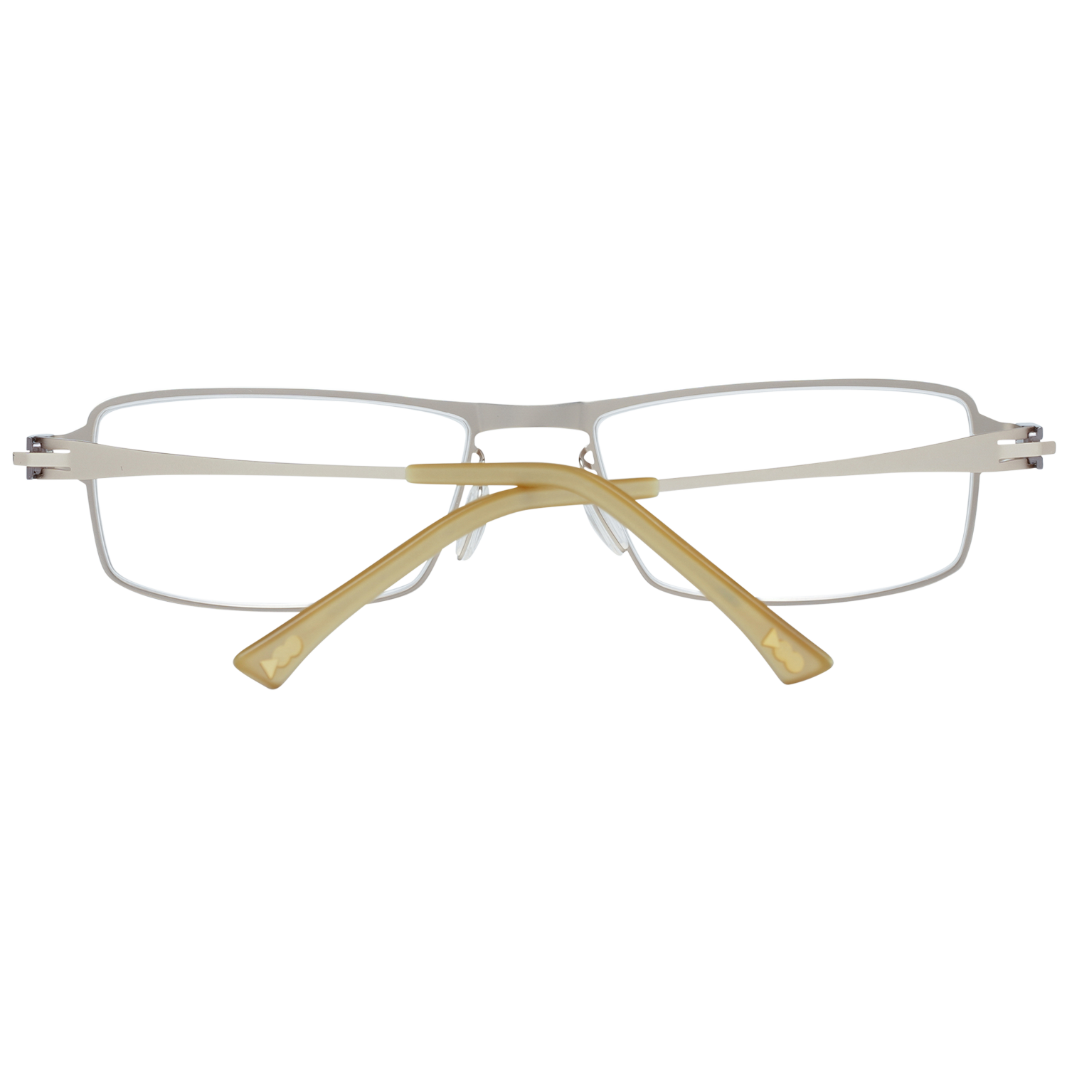 Greater Than Infinity Rectangle glasses in Gold with Metal frame, model Greater Than Infinity Optical Frames GT007 54V03N, from Burghley & Co – Luxury eyewear UK
