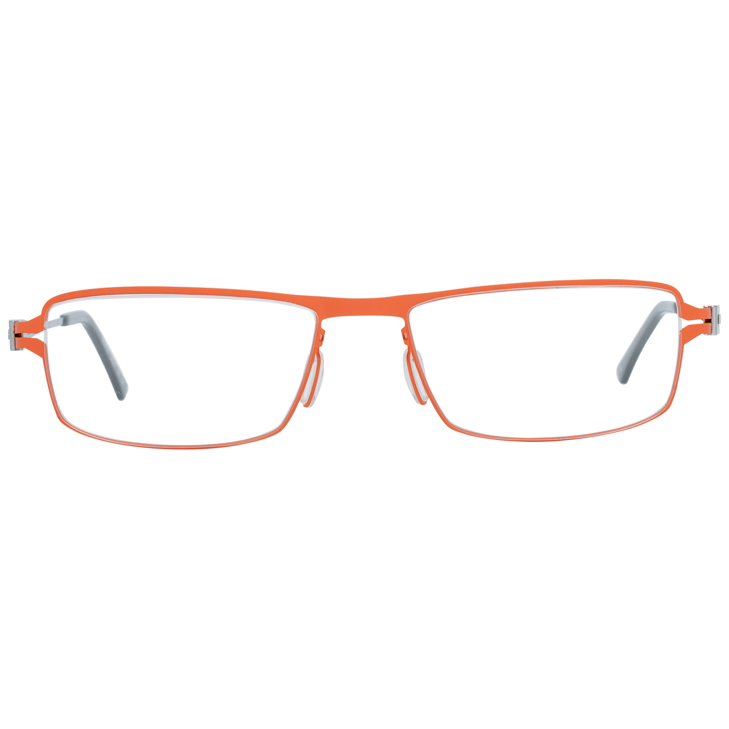 Greater Than Infinity Rectangle glasses in Orange with Metal frame, model Greater Than Infinity Optical Frames GT007 54V05N, from Burghley & Co – Luxury eyewear UK