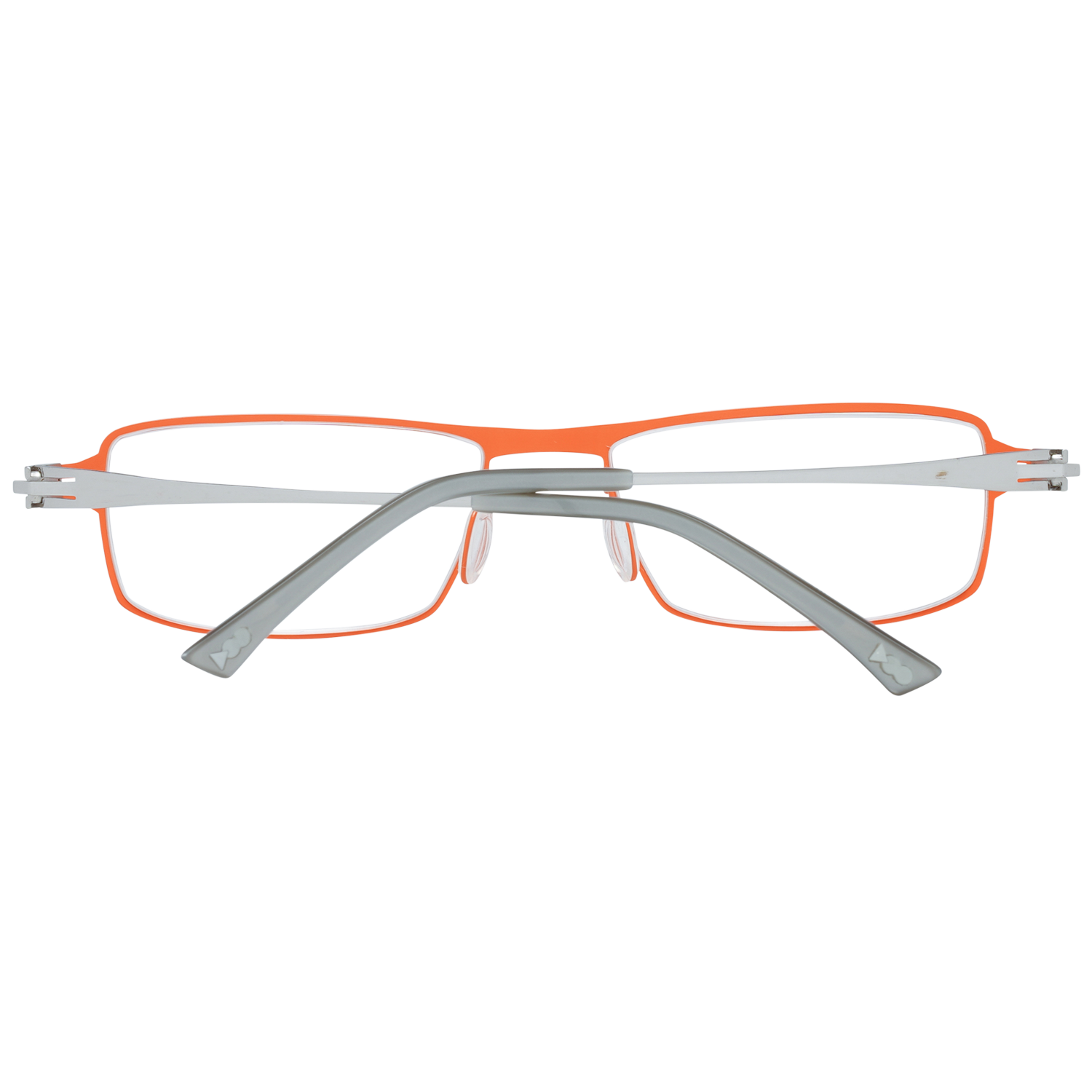 Greater Than Infinity Rectangle glasses in Orange with Metal frame, model Greater Than Infinity Optical Frames GT007 54V05N, from Burghley & Co – Luxury eyewear UK