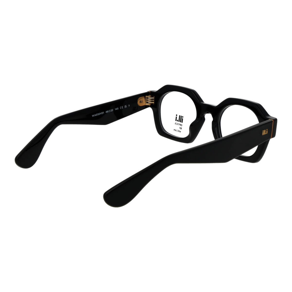Ill.i by Will.i.am glasses, Acetate frame, Ill.i by Will.i.am Optical Frames WA032V01 01 48 – Burghley & Co (Image 3)