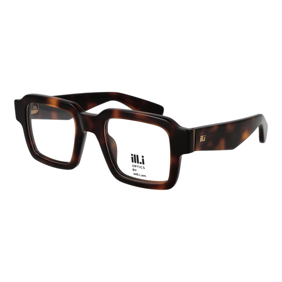 Ill.i by Will.i.am Rectangle glasses, Acetate frame, Ill.i by Will.i.am Optical Frames WA033V02 02 47 – Burghley & Co (Image 1)