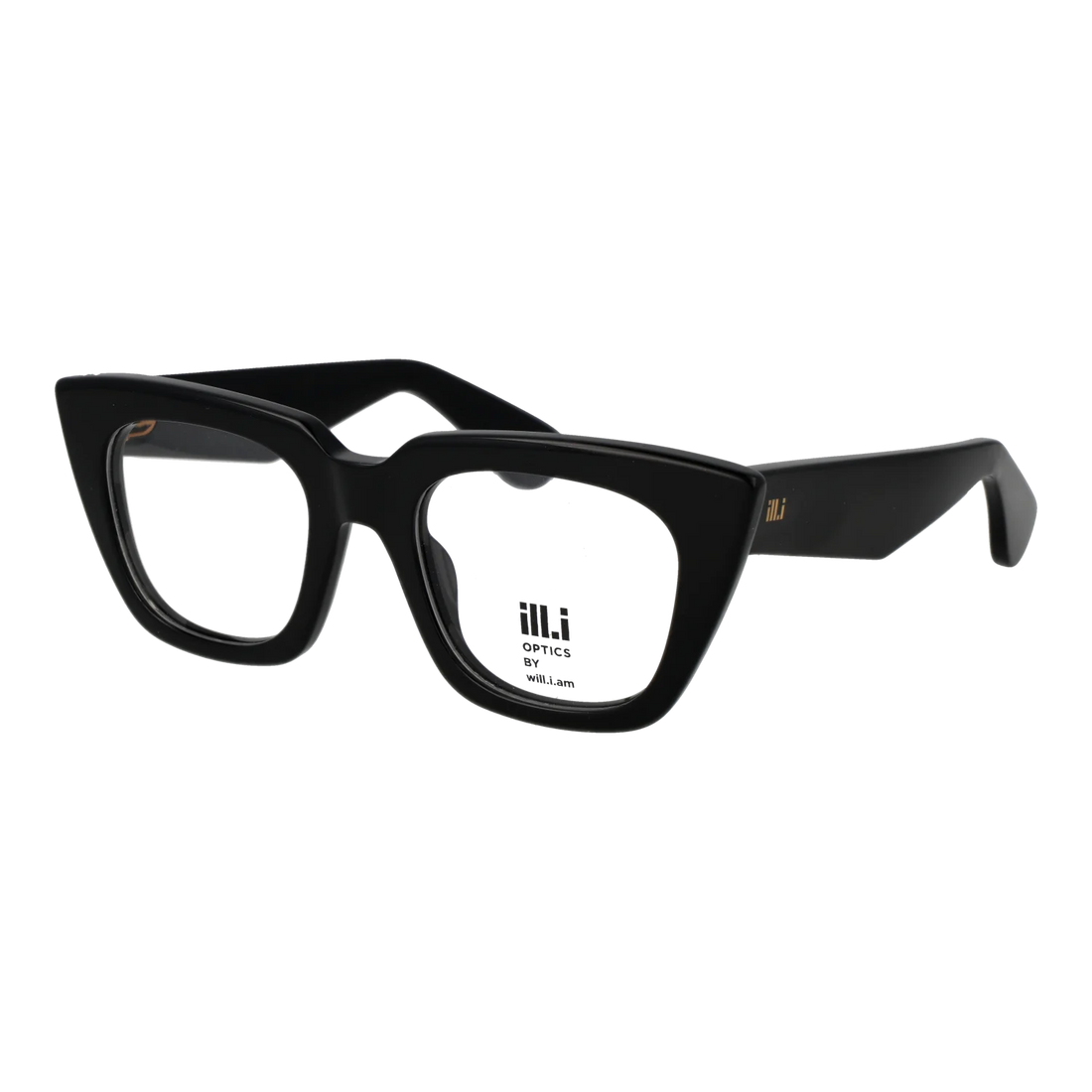 Ill.i by Will.i.am glasses, Acetate frame, Ill.i by Will.i.am Optical Frames WA034V01 01 49 – Burghley & Co (Image 1)