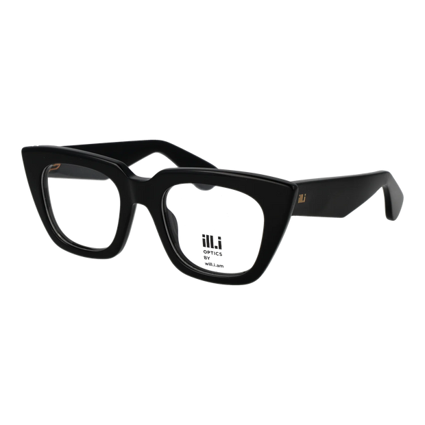 Ill.i by Will.i.am glasses, Acetate frame, Ill.i by Will.i.am Optical Frames WA034V01 01 49 – Burghley & Co (Image 1)