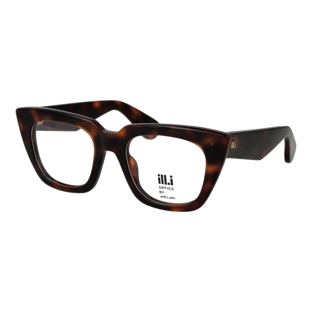 Ill.i by Will.i.am Rectangle glasses, Acetate frame, Ill.i by Will.i.am Optical Frames WA034V02 02 49 – Burghley & Co (Image 1)