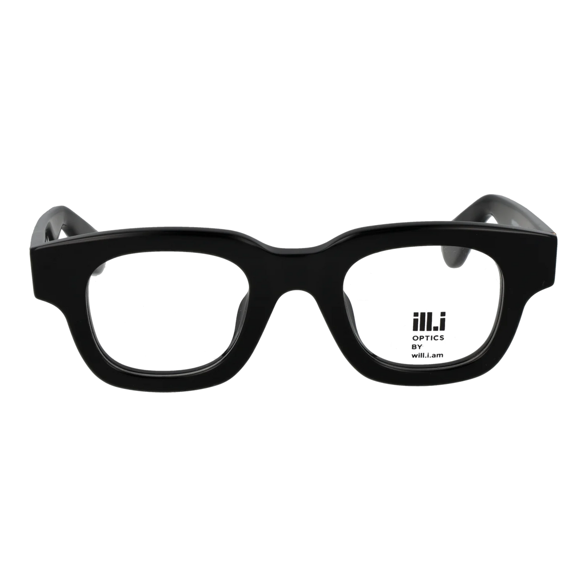 Ill.i by Will.i.am Rectangle glasses, Acetate frame, Ill.i by Will.i.am Optical Frames WA035V01 01 45 – Burghley & Co (Image 2)