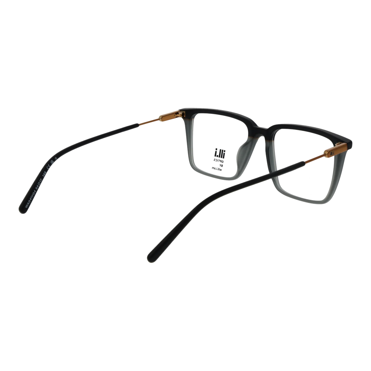 Ill.i by Will.i.am Square glasses, Acetate frame, Ill.i by Will.i.am Optical Frames WA041V04 04 54 – Burghley & Co (Image 3)