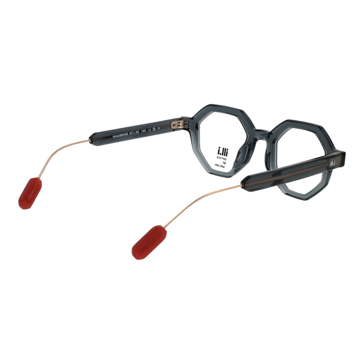 Ill.i by Will.i.am glasses, Acetate frame, Ill.i by Will.i.am Optical Frames WA038V03 03 47 – Burghley & Co (Image 3)
