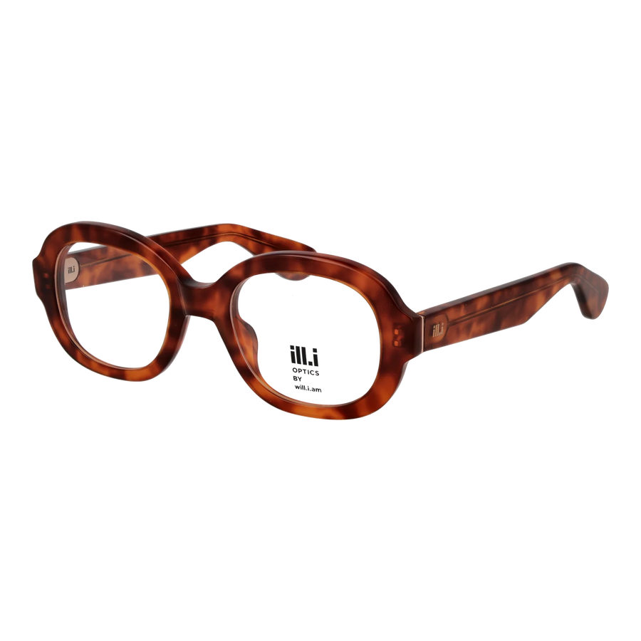 Ill.i by Will.i.am Oval glasses, Acetate frame, Ill.i by Will.i.am Optical Frames WA046V02 02 50 – Burghley & Co (Image 1)