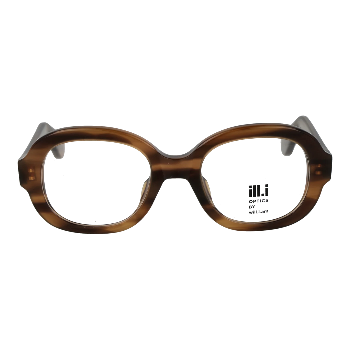 Ill.i by Will.i.am Oval glasses, Acetate frame, Ill.i by Will.i.am Optical Frames WA046V03 03 50 – Burghley & Co (Image 2)
