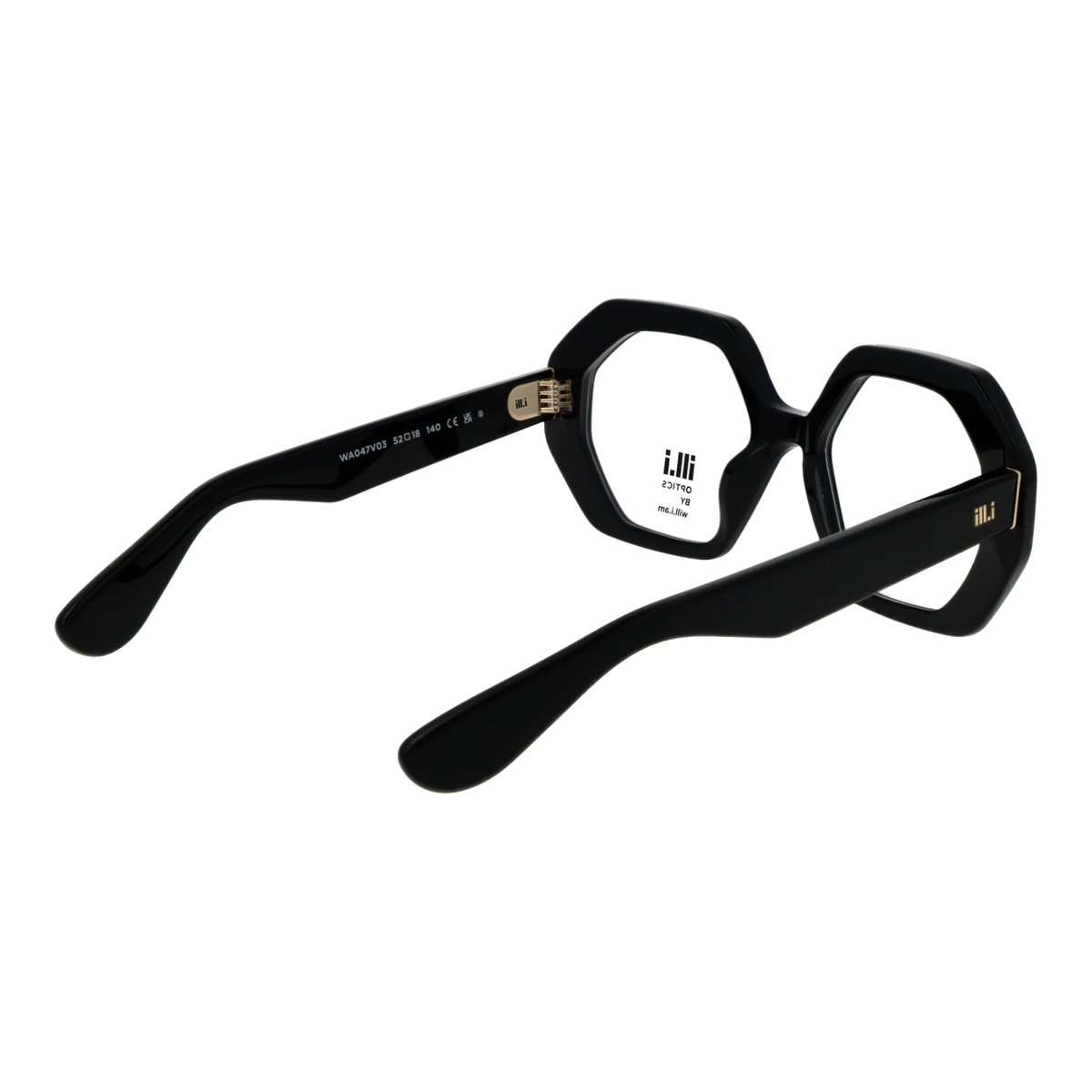 Ill.i by Will.i.am glasses, Acetate frame, Ill.i by Will.i.am Optical Frames WA047V03 03 52 – Burghley & Co (Image 3)