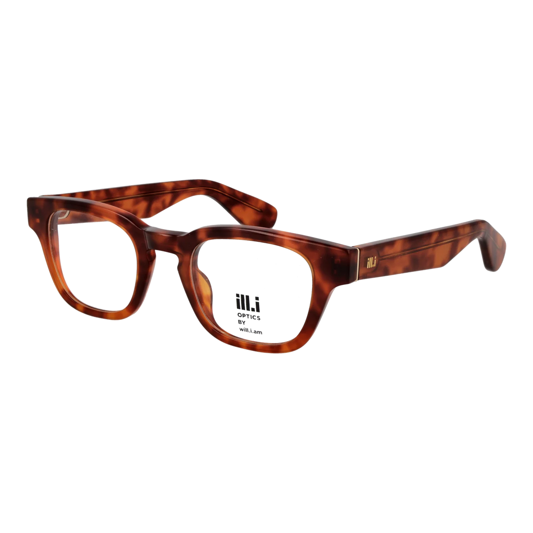Ill.i by Will.i.am Rectangle glasses, Acetate frame, Ill.i by Will.i.am Optical Frames WA048V02 02 48 – Burghley & Co (Image 1)
