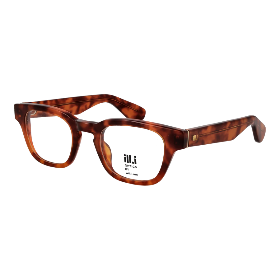 Ill.i by Will.i.am Rectangle glasses, Acetate frame, Ill.i by Will.i.am Optical Frames WA048V02 02 48 – Burghley & Co (Image 1)