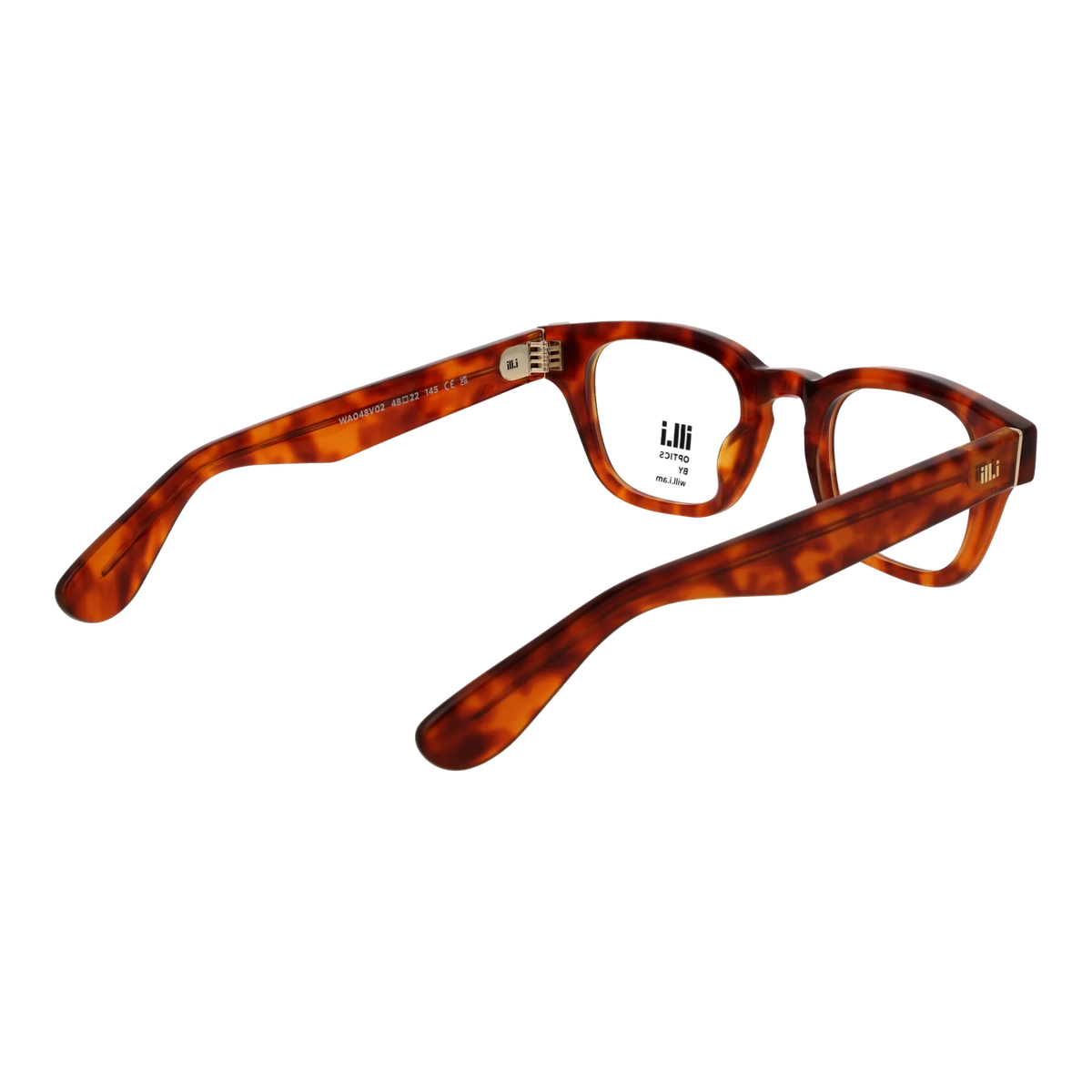 Ill.i by Will.i.am Rectangle glasses, Acetate frame, Ill.i by Will.i.am Optical Frames WA048V02 02 48 – Burghley & Co (Image 3)