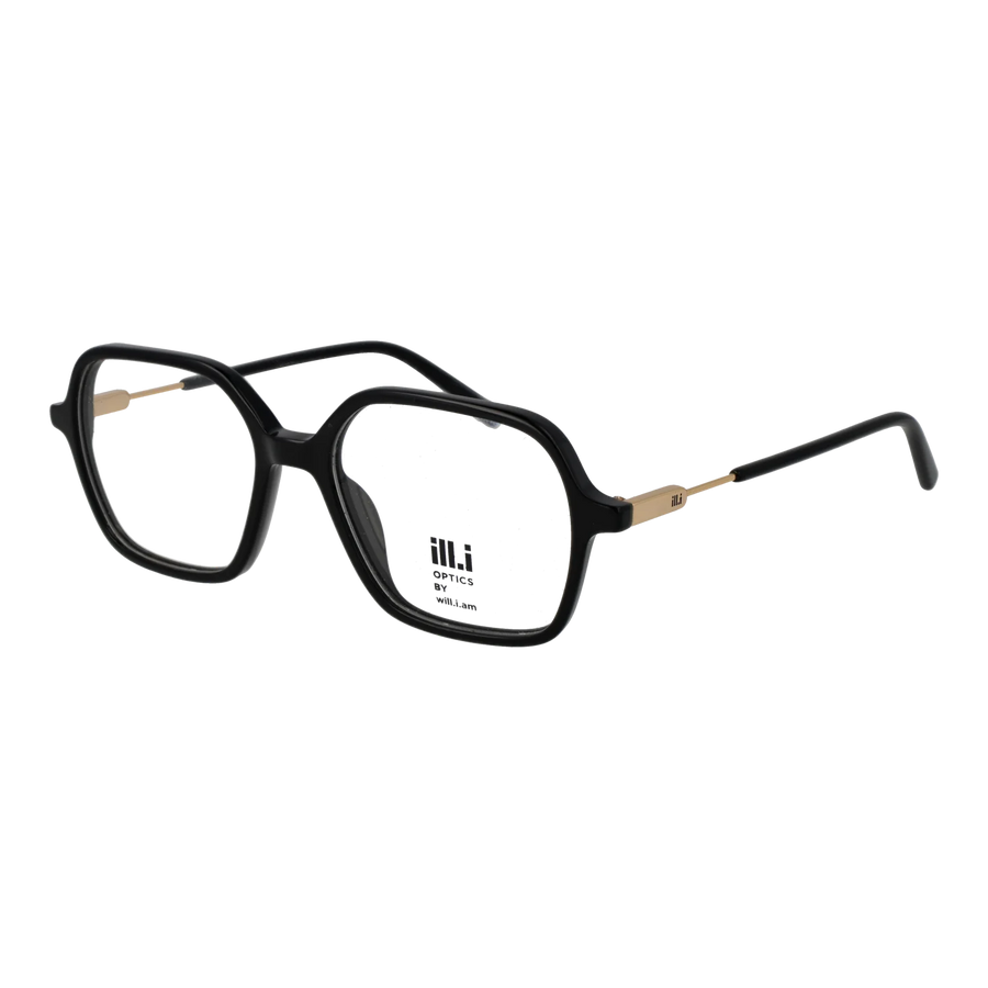 Ill.i by Will.i.am Square glasses, Acetate frame, Ill.i by Will.i.am Optical Frames WA050V01 01 53 – Burghley & Co (Image 1)