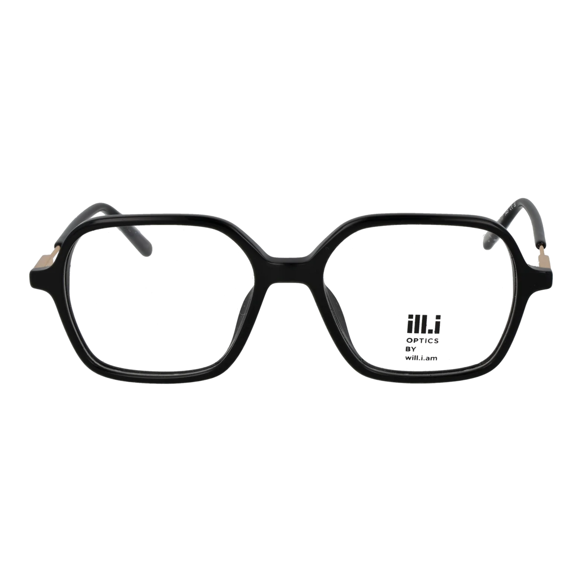 Ill.i by Will.i.am Square glasses, Acetate frame, Ill.i by Will.i.am Optical Frames WA050V01 01 53 – Burghley & Co (Image 2)