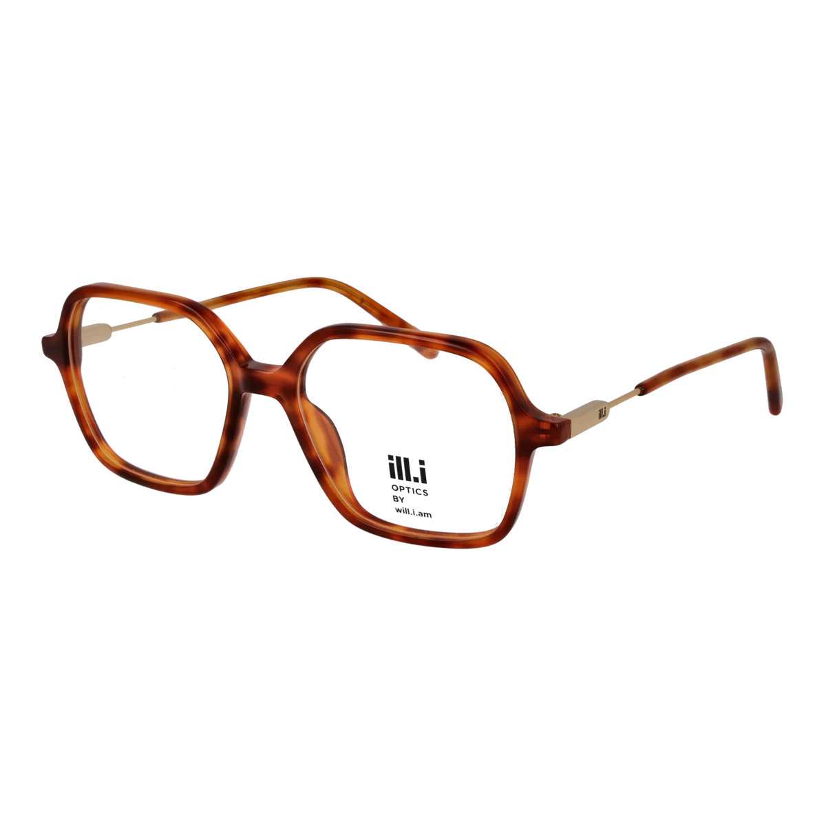 Ill.i by Will.i.am Square glasses, Acetate frame, Ill.i by Will.i.am Optical Frames WA050V02 02 53 – Burghley & Co (Image 1)