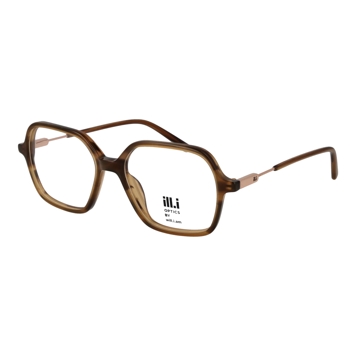 Ill.i by Will.i.am Square glasses, Acetate frame, Ill.i by Will.i.am Optical Frames WA050V03 03 53 – Burghley & Co (Image 1)