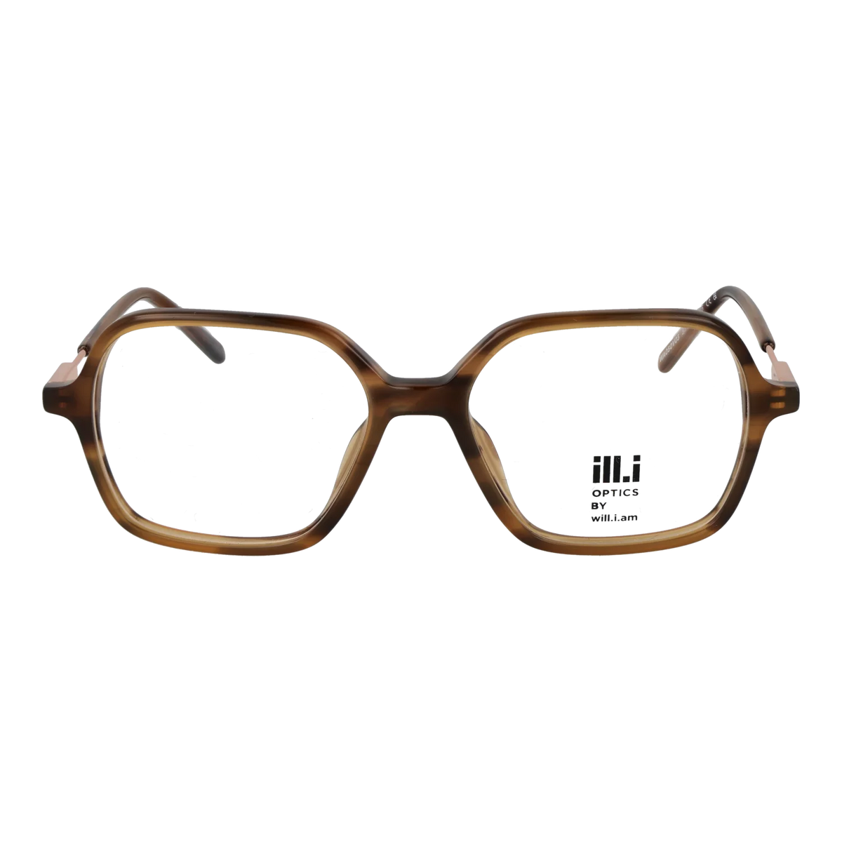 Ill.i by Will.i.am Square glasses, Acetate frame, Ill.i by Will.i.am Optical Frames WA050V03 03 53 – Burghley & Co (Image 2)