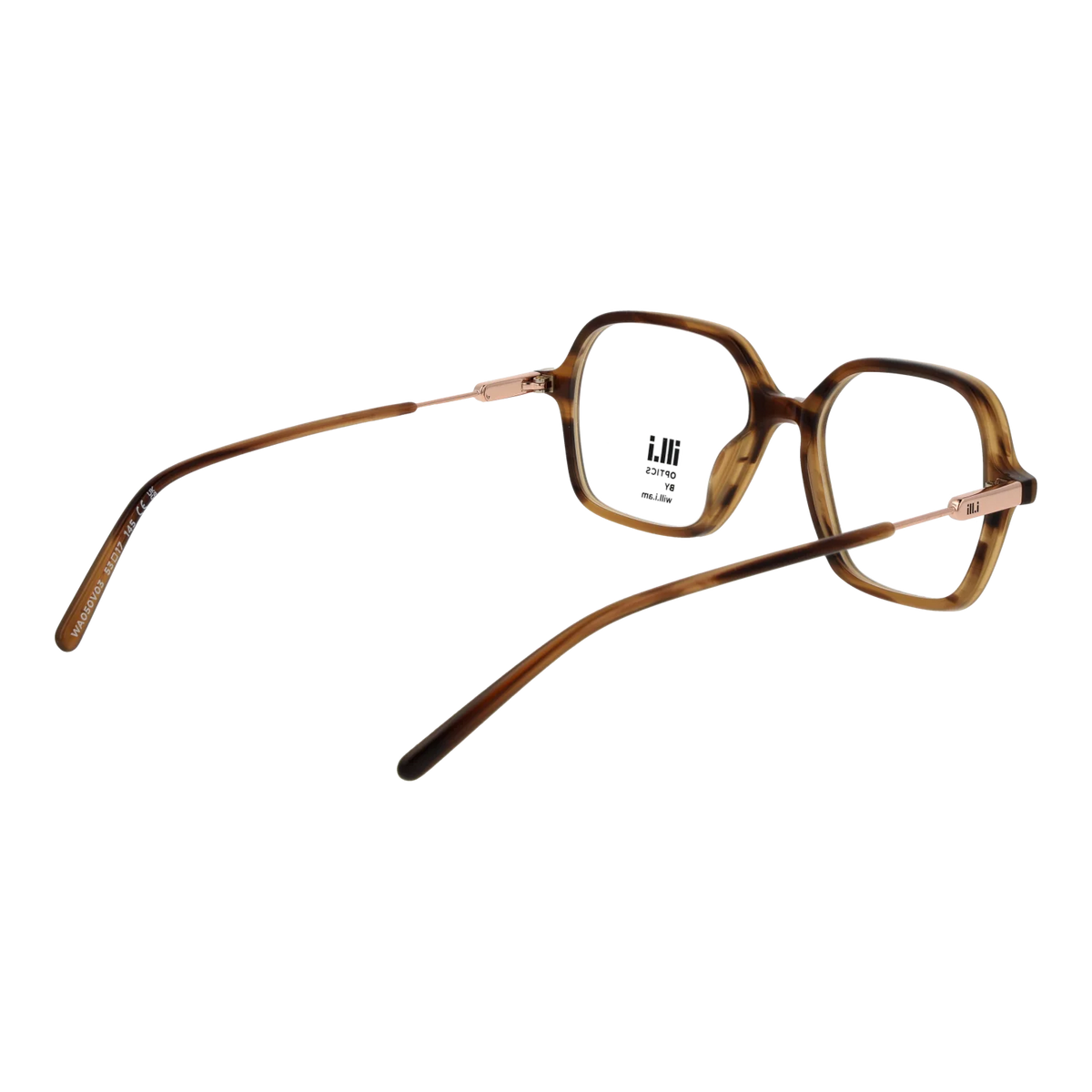 Ill.i by Will.i.am Square glasses, Acetate frame, Ill.i by Will.i.am Optical Frames WA050V03 03 53 – Burghley & Co (Image 3)