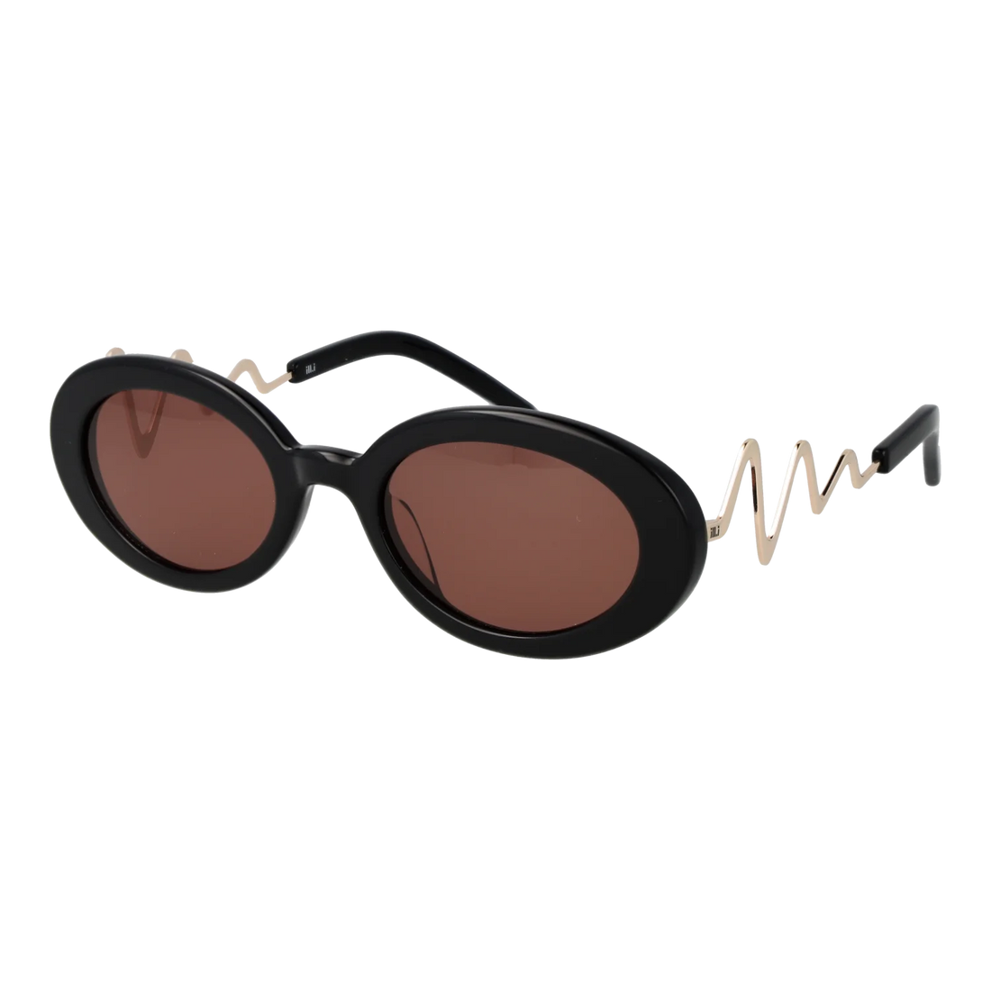 Ill.i by Will.i.am Oval sunglasses, Acetate frame, Ill.i by Will.i.am Sunglasses WA599S01 01 52 – Burghley & Co (Image 1)
