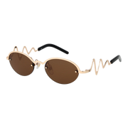 Ill.i by Will.i.am Oval sunglasses, Metal frame, Ill.i by Will.i.am Sunglasses WA600S01 01 51 – Burghley & Co (Image 1)