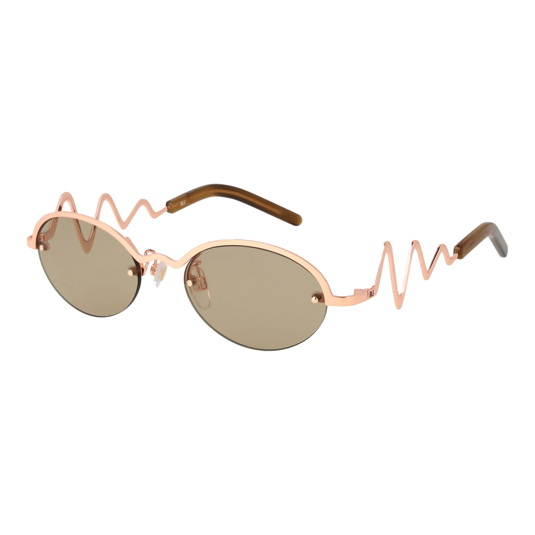 Ill.i by Will.i.am Oval sunglasses in  and , Metal frame, Ill.i by Will.i.am Sunglasses WA600S03 03 51 – Burghley & Co (Image 1)