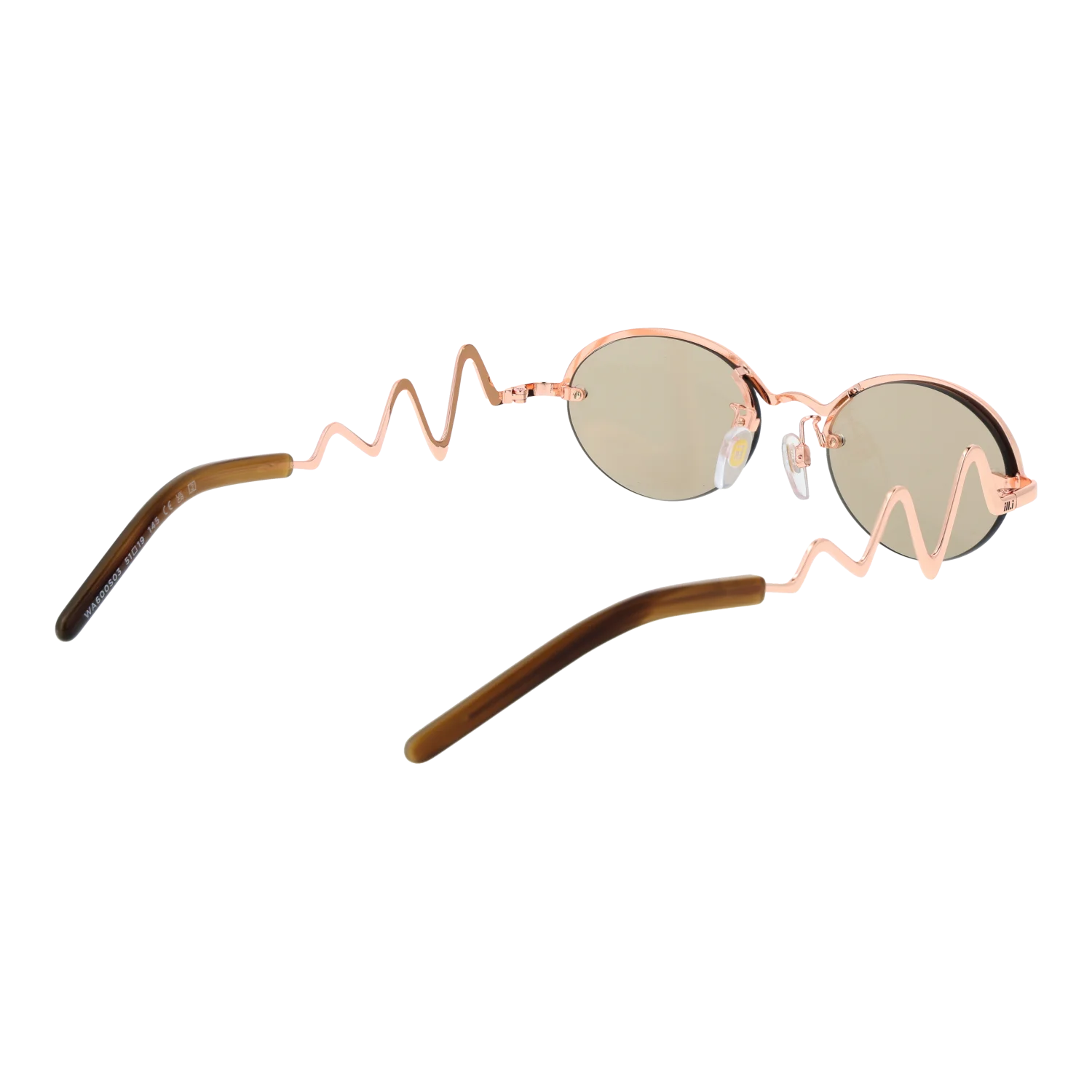 Ill.i by Will.i.am Oval sunglasses in  and , Metal frame, Ill.i by Will.i.am Sunglasses WA600S03 03 51 – Burghley & Co (Image 3)