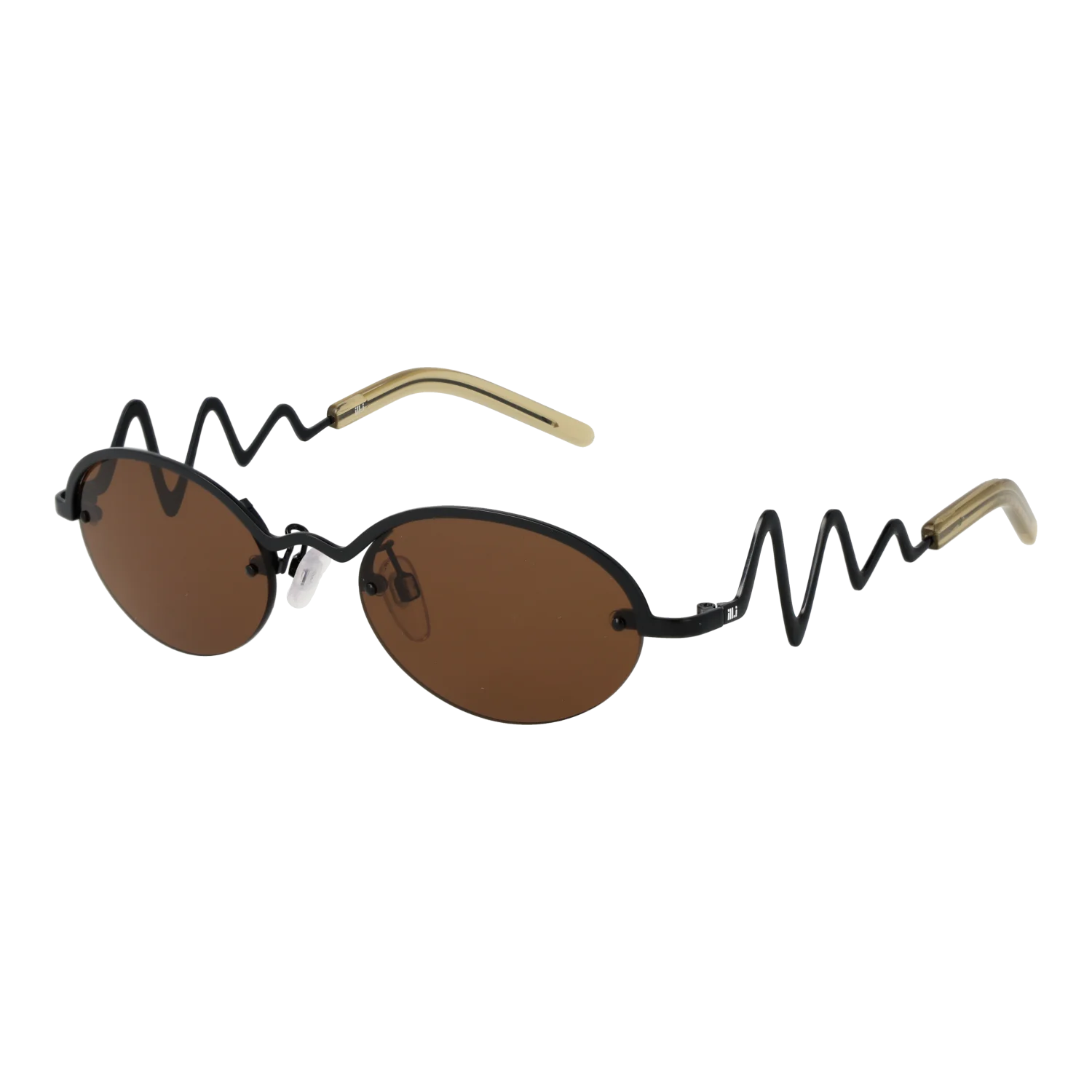Ill.i by Will.i.am Oval sunglasses, Metal frame, Ill.i by Will.i.am Sunglasses WA600S04 04 51 – Burghley & Co (Image 1)