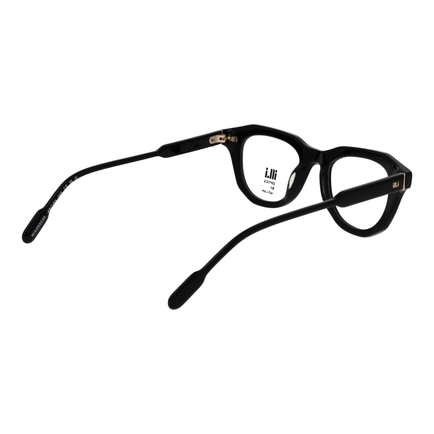 Ill.i by Will.i.am sunglasses, Acetate frame, Ill.i by Will.i.am Frames with Sunglasses-Clips WA055C01 01 49 – Burghley & Co (Image 3)