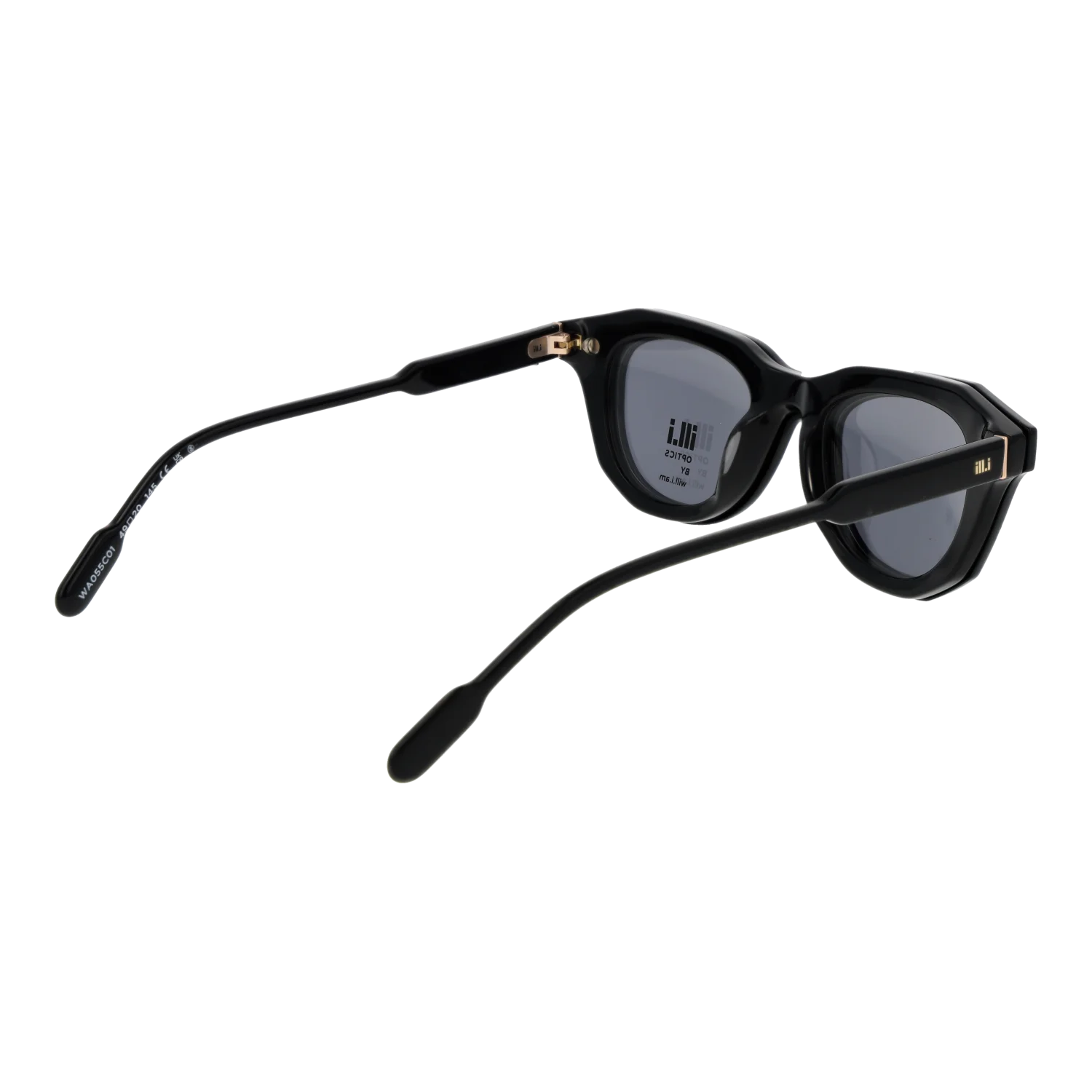 Ill.i by Will.i.am sunglasses, Acetate frame, Ill.i by Will.i.am Frames with Sunglasses-Clips WA055C01 01 49 – Burghley & Co (Image 5)