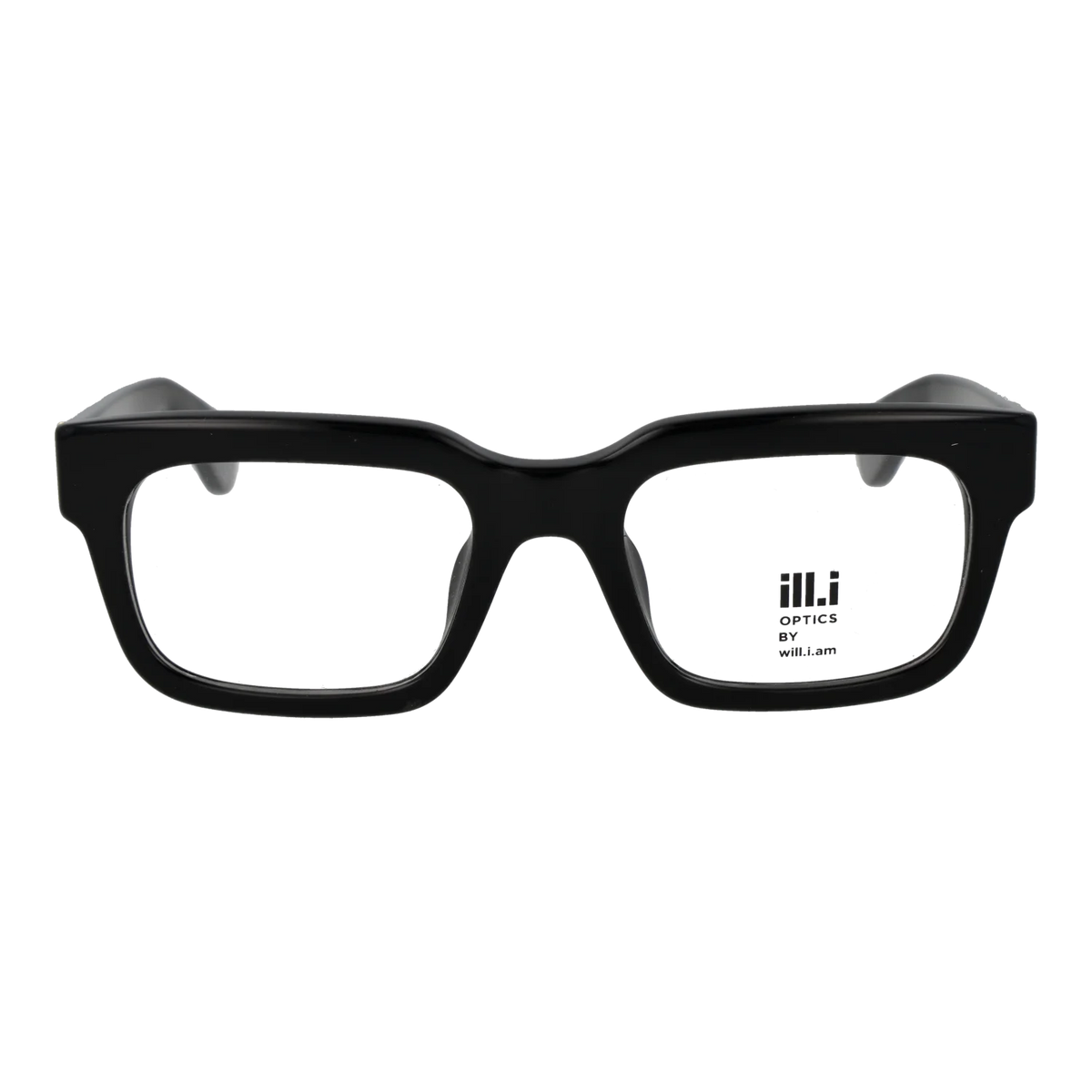 Ill.i by Will.i.am Rectangle glasses, Acetate frame, Ill.i by Will.i.am Optical Frames WA058V01 01 53 – Burghley & Co (Image 2)