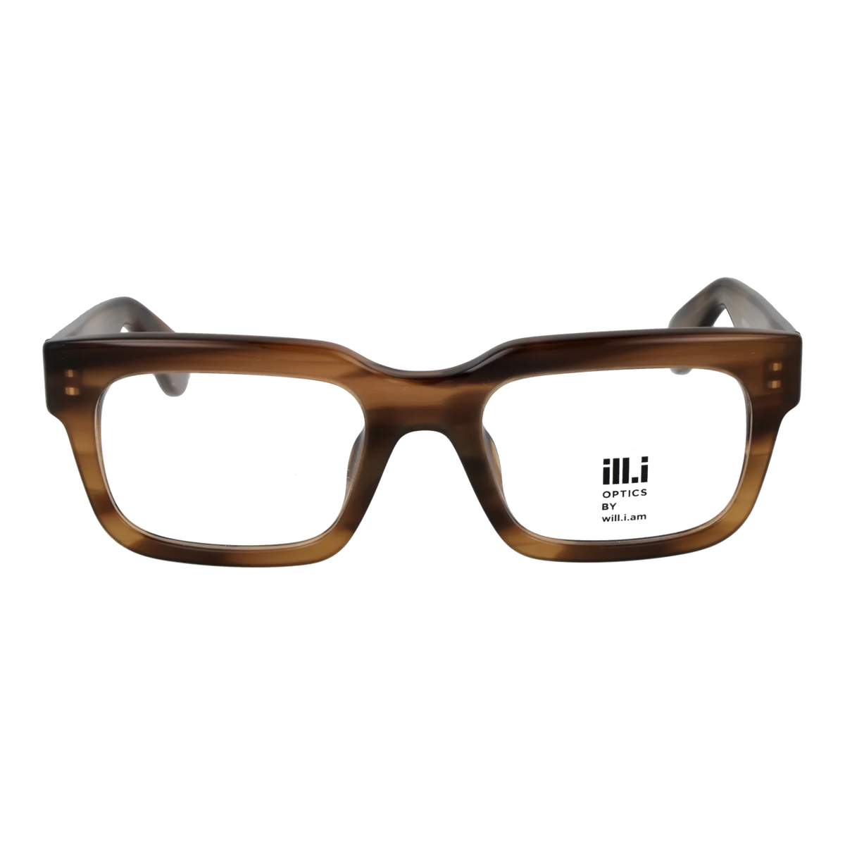 Ill.i by Will.i.am Rectangle glasses, Acetate frame, Ill.i by Will.i.am Optical Frames WA058V02 02 53 – Burghley & Co (Image 2)