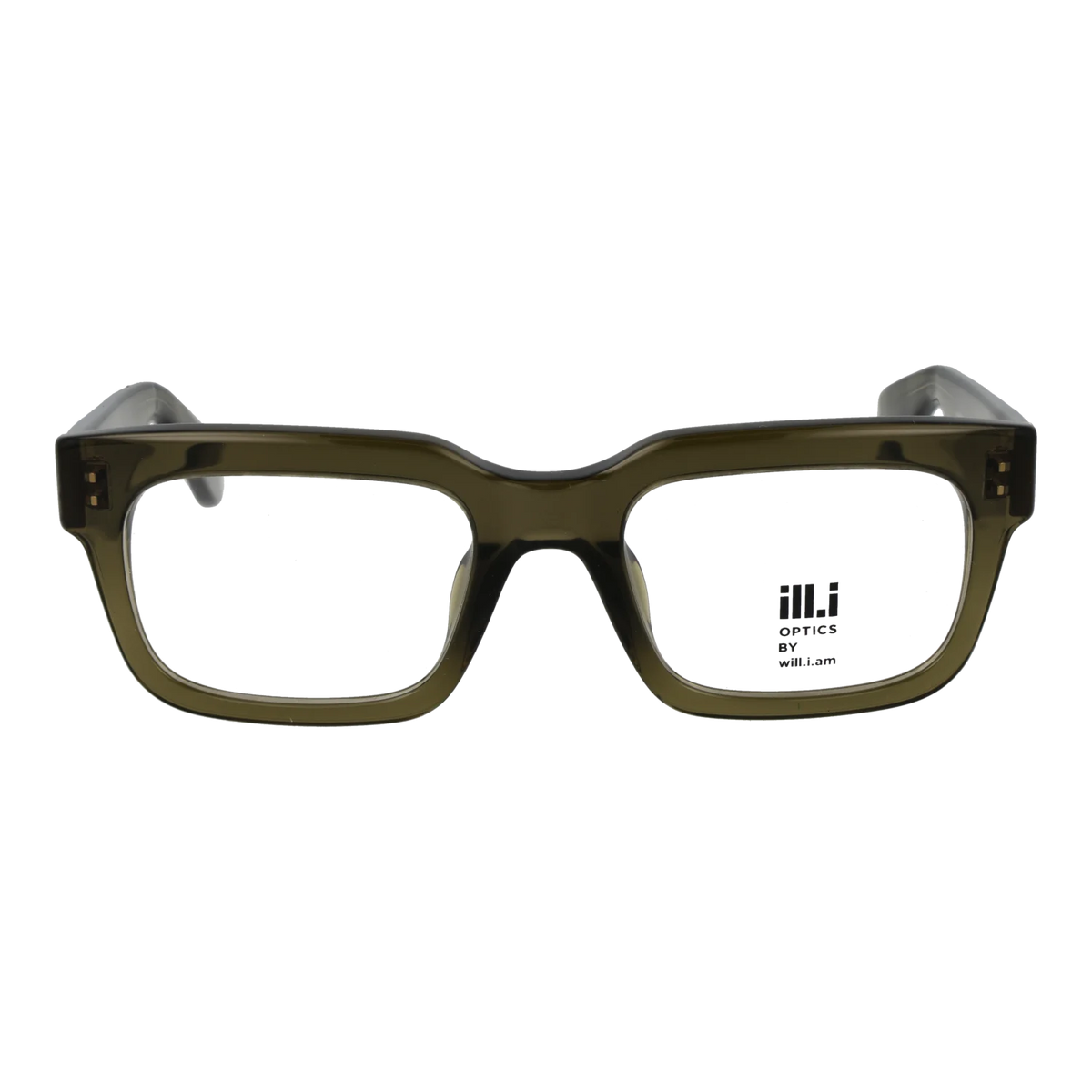 Ill.i by Will.i.am Rectangle glasses, Acetate frame, Ill.i by Will.i.am Optical Frames WA058V03 03 53 – Burghley & Co (Image 2)