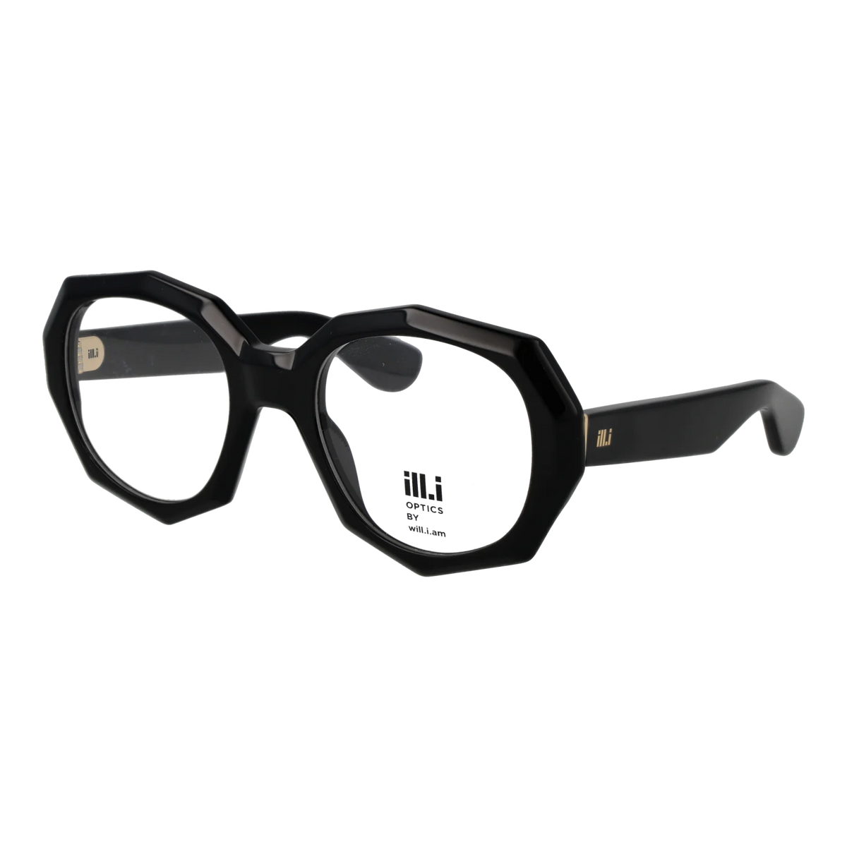 Ill.i by Will.i.am glasses, Acetate frame, Ill.i by Will.i.am Optical Frames WA062V01 01 52 – Burghley & Co (Image 1)