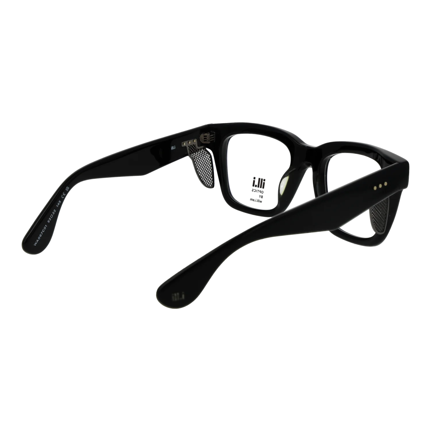 Ill.i by Will.i.am Square sunglasses, Acetate frame, Ill.i by Will.i.am Frames with Sunglasses-Clips WA067C01 01 53 – Burghley & Co (Image …