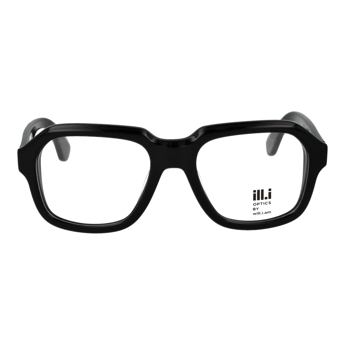 Ill.i by Will.i.am Square glasses, Acetate frame, Ill.i by Will.i.am Optical Frames WA069V01 01 54 – Burghley & Co (Image 2)