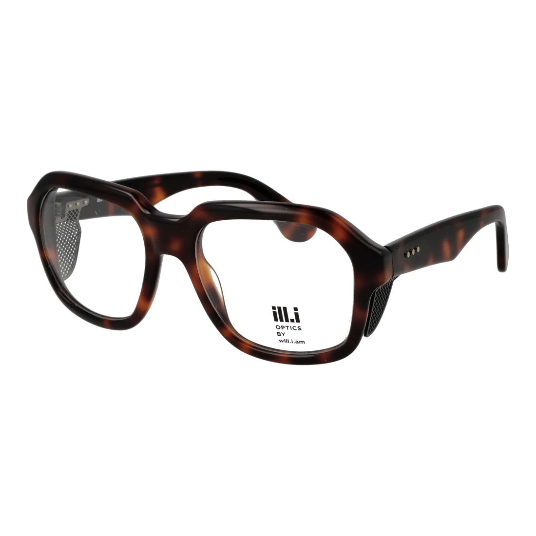 Ill.i by Will.i.am Square glasses, Acetate frame, Ill.i by Will.i.am Optical Frames WA069V03 03 54 – Burghley & Co (Image 1)