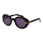 Ill.i by Will.i.am Round sunglasses, Acetate frame, Ill.i by Will.i.am Sunglasses WA606S01 01 50 – Burghley & Co (Image 1)