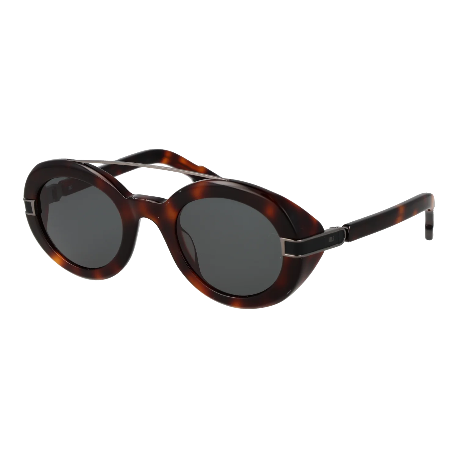 Ill.i by Will.i.am Round sunglasses, Acetate frame, Ill.i by Will.i.am Sunglasses WA606S02 02 50 – Burghley & Co (Image 1)