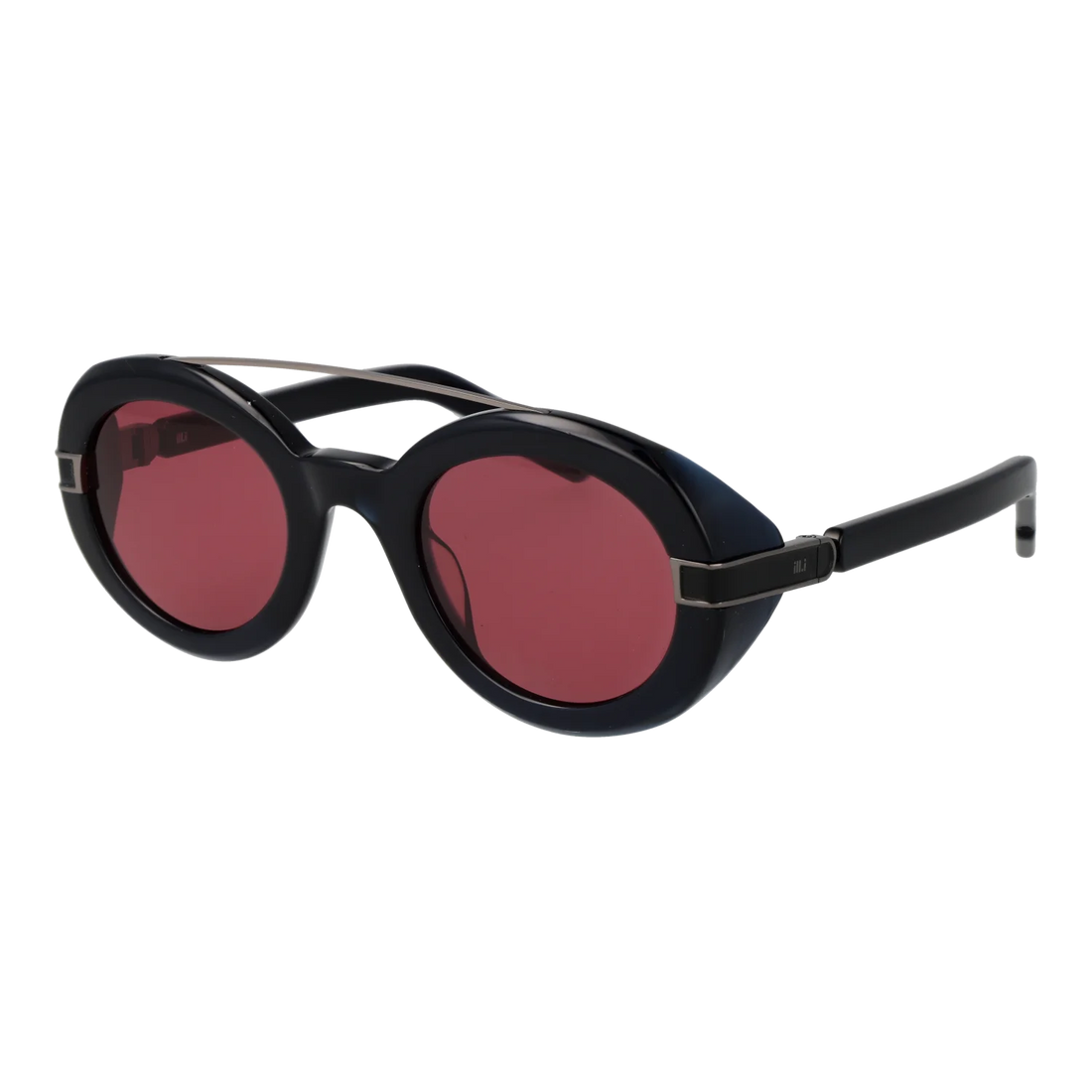 Ill.i by Will.i.am Round sunglasses, Acetate frame, Ill.i by Will.i.am Sunglasses WA606S03 03 50 – Burghley & Co (Image 1)