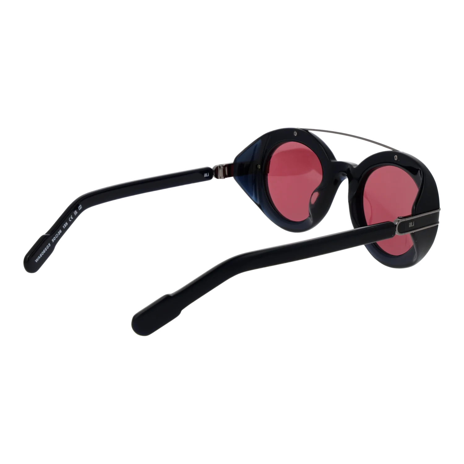 Ill.i by Will.i.am Round sunglasses, Acetate frame, Ill.i by Will.i.am Sunglasses WA606S03 03 50 – Burghley & Co (Image 3)