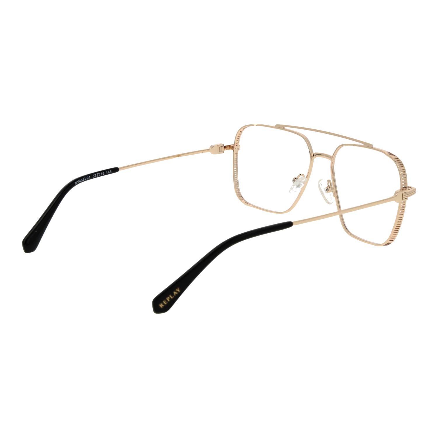 Replay Square glasses, Metal frame, Replay Optical Frames RY459V 01 57 – Burghley & Co (Image 3)