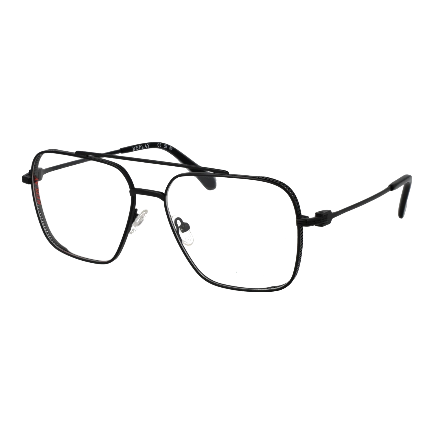 Replay Square glasses, Metal frame, Replay Optical Frames RY459V 03 57 – Burghley & Co (Image 1)
