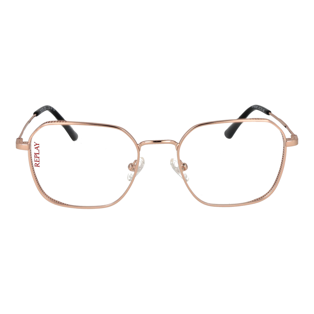 Replay Square glasses in  and , Metal frame, Replay Optical Frames RY463V 03 53 – Burghley & Co (Image 2)