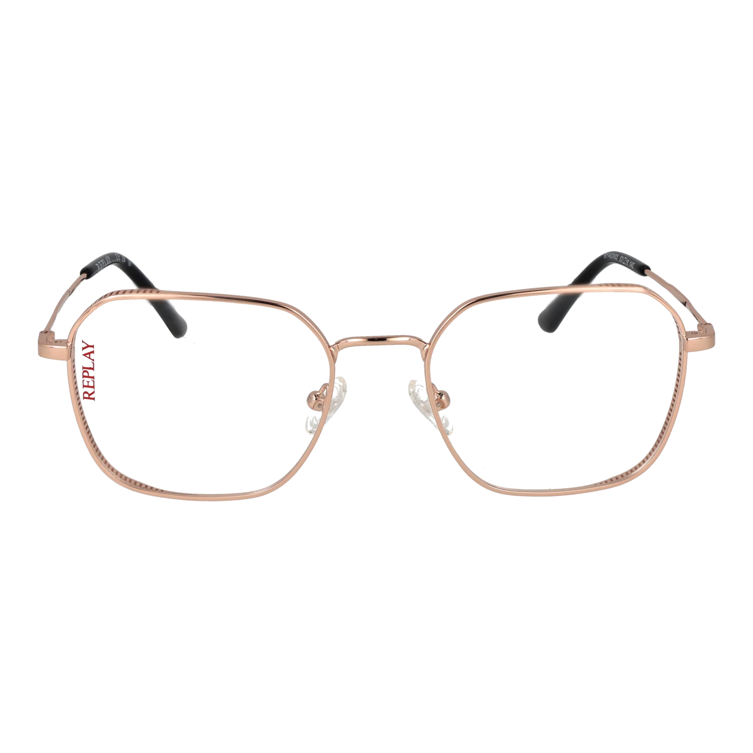 Replay Square glasses in  and , Metal frame, Replay Optical Frames RY463V 03 53 – Burghley & Co (Image 2)