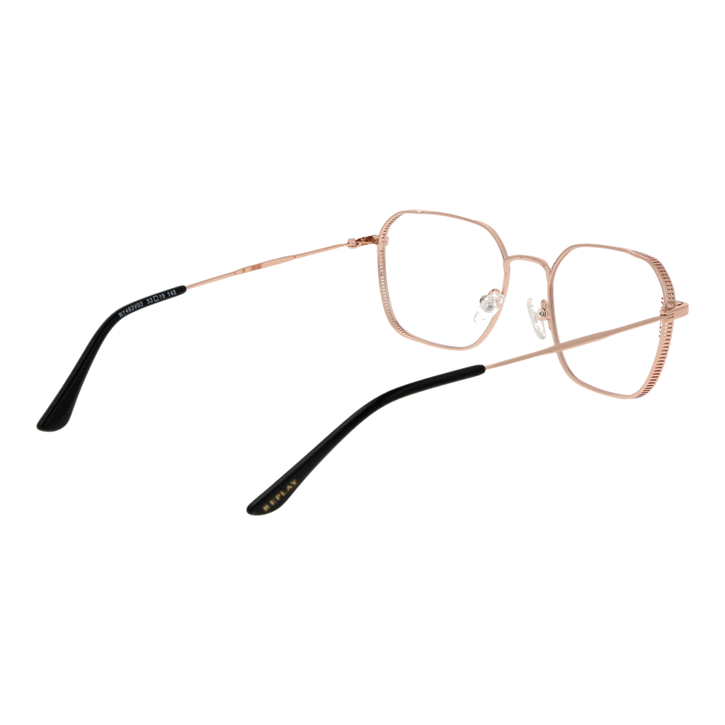 Replay Square glasses in  and , Metal frame, Replay Optical Frames RY463V 03 53 – Burghley & Co (Image 3)