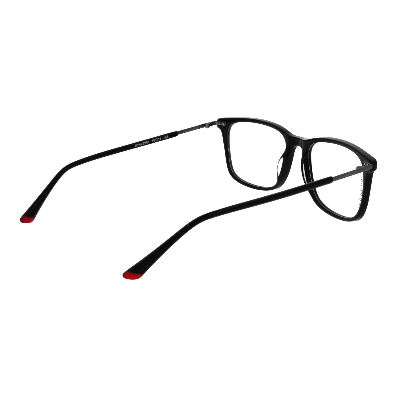 Replay Rectangle glasses, Acetate frame, Replay Optical Frames RY472V 01 56 – Burghley & Co (Image 3)