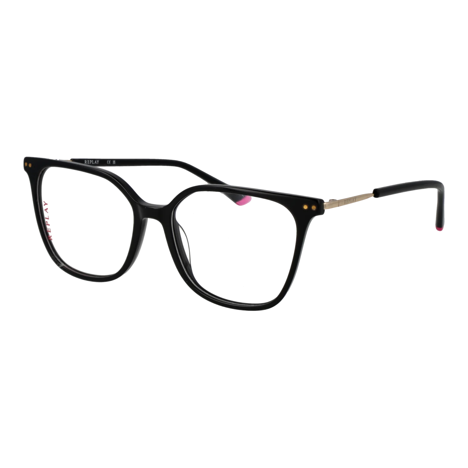 Replay Square glasses, Acetate frame, Replay Optical Frames RY473V 01 53 – Burghley & Co (Image 1)