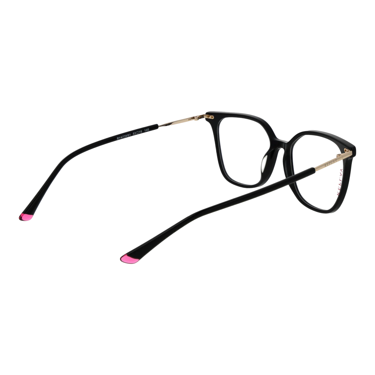 Replay Square glasses, Acetate frame, Replay Optical Frames RY473V 01 53 – Burghley & Co (Image 3)