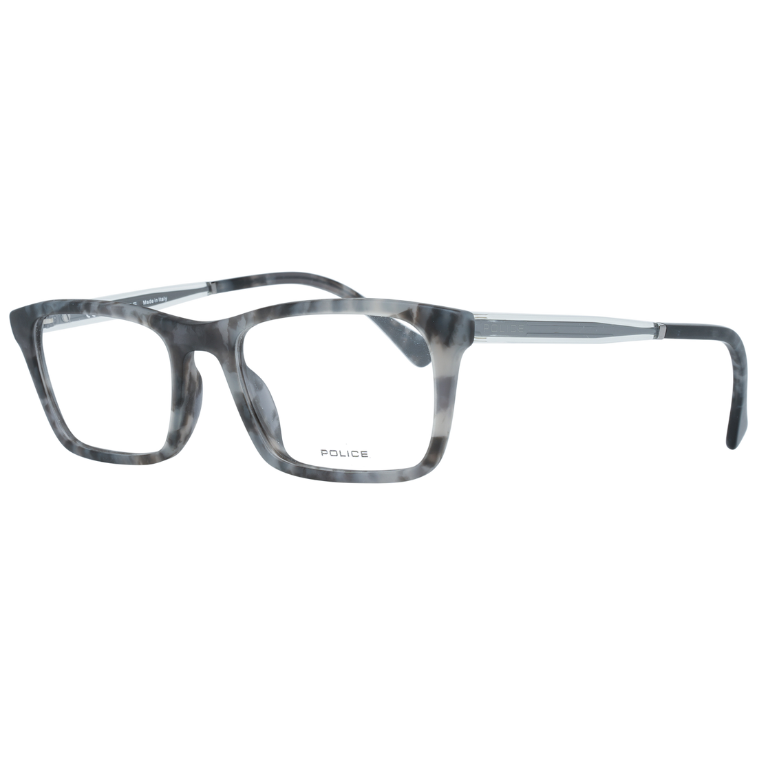 Police glasses in Grey with Plastic frame, model Police Optical Frames VPL262 526K3M, from Burghley & Co – Luxury eyewear UK